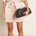 Overlover Cherokee Pink Powder Satin‎ Romper Playsuit Size XS Photo 0
