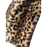 INC International Concepts Tan Leopard Animal Print Faux Fur Scarf Women Sz OS Photo 4