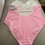 Shade And Shoda Shade & Shore Women's Tank Swimwear Pink S Back One Piece Swimsuit Photo 6