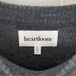 Heartloom  Pullover Knit Crewneck Waffle Sweater Pearl Button Detail Size Small S Photo 2