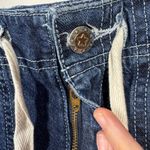 Rave R4R Jeans Women Junior 1 Draw String Bootcut 90s Utility Pocket Grunge Y2K Blue Size 10 Photo 8