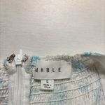 Floral Baby Doll Summer Dress White Size L Photo 2