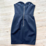 Finders Keepers Strapless Sweetheart Mini Dress | Navy Size Small Photo 2