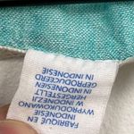 Sigrid Olsen  Caftan Linen Blend Tassel Aqua CoverUp Pockets Dress Women’s Sz M Photo 6