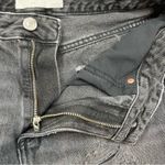 Topshop Women’s Washed Black Denim Jean Ripped Mom Shorts 8 Photo 6