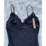 SKIMS  Fits Everybody Lace Triangle Onesie Onyx Size Large Photo 4