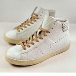Gola Nova High Safari Womens Shoes White Leather Casual Sneakers CLB196 Size 6 Photo 3