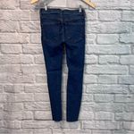 Free People  W24 Reagan Distressed Raw Hem Button Fly Skinny Jeans Photo 4