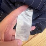 VERO MODA  Size S Pinstripe Blue And White Paper bag Shorts Academia Rolled Hem Photo 3