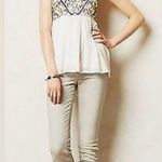 Pilcro and the Letterpress Anthropologie Stet Gray Straight Leg Jeans Photo 0