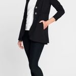 Nic+Zoe 🆕 NWT  Three Button Seamed Riding Jacket Blazer Petite Black Onyx PP Photo 1