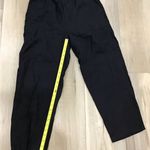 Quince  Pants Womens Small Black 100% European Linen Crop Beach Boho Natural Wide Photo 3