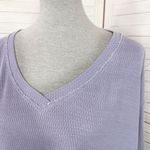 We The Free Thermal Dolman Sleeve Slouchy Crop Shirt Lavender Purple XS Photo 5