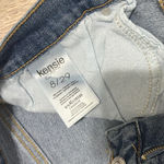 Kensie Blue Jean Floral Mini Skirt Casual Photo 2