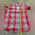 Charter Club Shirt Shop Multicolor Plaid Shirt Red Size 10 Photo 7