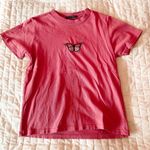 Brandy Melville Helen Pink Butterfly T-Shirt Photo 0