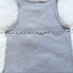 American Eagle 🦅 Outfitters🦅Soft Plush Henley Tank Top Grey Medium Photo 4