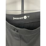 Betabrand  Black Ponte Knit Elastic Waist Pull On Classic Cropped‎ Dress Pants M Photo 3