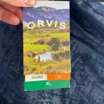 Orvis NWT  Blue Shattered Glass Embossed Travel Performance Skort Size X-Large Photo 3