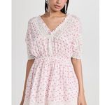 Love Shack Fancy  Newton Dress in Poppy Pink Size Large Photo 0