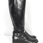 Michael Kors Women's Black Leather Arley Wide Calf Riding Boot 6M Photo 4