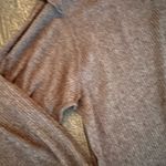 We The Free Free people waffle knit grey thermal crewneck small pullover Photo 5