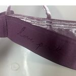 PINK - Victoria's Secret PINK Victoria’s Secret Purple Velvet Bralette size L Photo 3