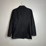 New York & Company Black Wool Blend Pea Coat Womens Size 10 Double Breasted‎ Photo 5