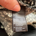 Forever 21 floral flowy skirt black and white size m Photo 5