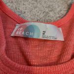 Free People Beach XS La Nite Ribbed Tank Dress Coverup Coral Orange Women's Photo 4