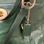 Coach Vintage Chelsea Patent Leather Satchel emerald green Christmas gift Photo 10