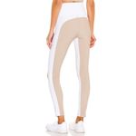 Beach Riot Ribbed Colorblock Athletic Workout Leggings Tan White Neutral Size XL Photo 1