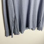 Eileen Fisher NWOT Organic Linen Jersey Crew Neck Top Large Light Blue Photo 5