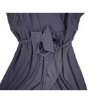 White House | Black Market NEW WHBM Dress Medium Blue Polyester Spandex Slit Back Photo 5