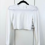 Beyond Yoga NWT Performance Knit Resilient Cropped LS - Lunar White - XS Photo 6