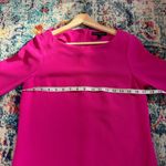 Banana Republic hot pink ruffle sleeve button back mini dress with pockets Photo 7