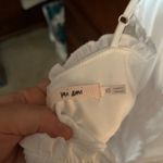 White Romper Ruffles Size XS Photo 2