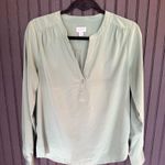 J.Crew Factory Popover Placket Blouse Photo 3