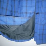 Peter Nygard Bianca Nygard 6 Wool Blend Black Blue Plaid Blazer Coat Photo 3