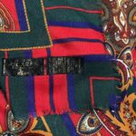 Art of the Scarf Tie Rack Designed in Italy 120x120 100% polyester scarf Red Photo 3