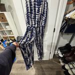 Haute Hippie  Blue and White Patterned Jumpsuit Photo 1