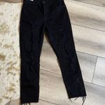 Levi's Premium 721 High Rise Skinny Black Distressed Jeans Photo 0