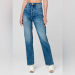 BLANK NYC  The Lexington Slim Straight Split Leg High Rise Jeans Photo 1