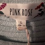Pink Rose Juniors' Ribbed Sweater - Blue Mint Photo 4