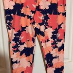 Roaman's Bright Multicolored Floral Slacks Pants Elastic Waistband Size 1X Photo 7