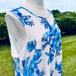 Calvin Klein Blue Floral Women's Plus Size Dress Photo 6