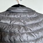 Athleta Downkind Down Puffer Vest in Silver Bells Gray Photo 2