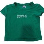 don’t hate me it turns me on custom embroidered crop tee Photo 0