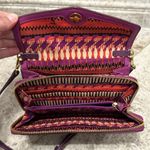 Vera Bradley Faux Leather Wallet Crossbody Purple Photo 8