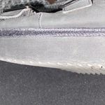 Clarks Wo size 11 Black Faux SUEDE straps and Tan w/ silver Buckle Sandals clean Photo 8